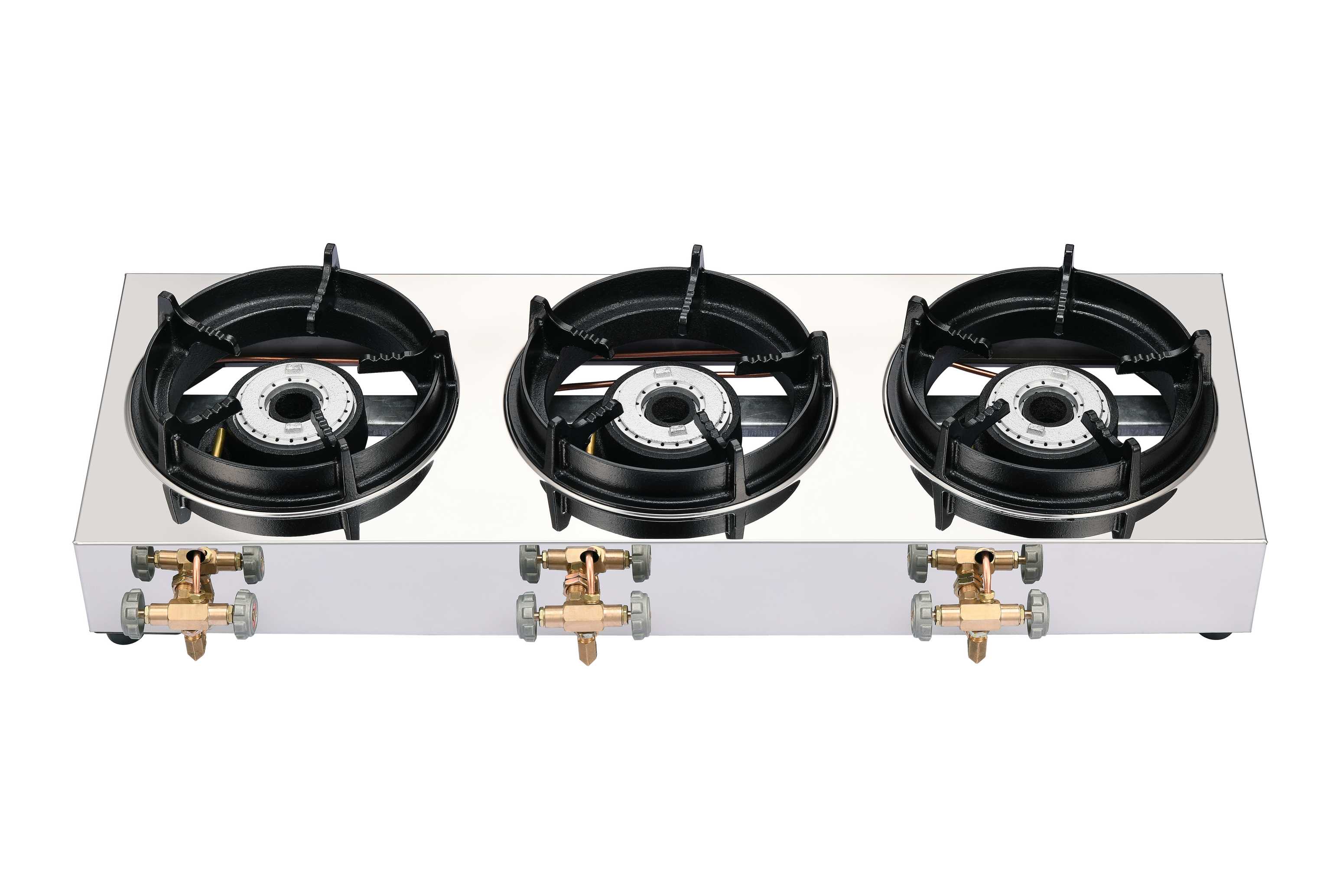 3 Burners Stainless Steel Table Top Gas Stove