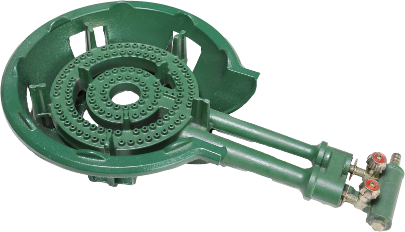 Portable Kitchen 2 Rings Commercial Cast Iron Gas Burner