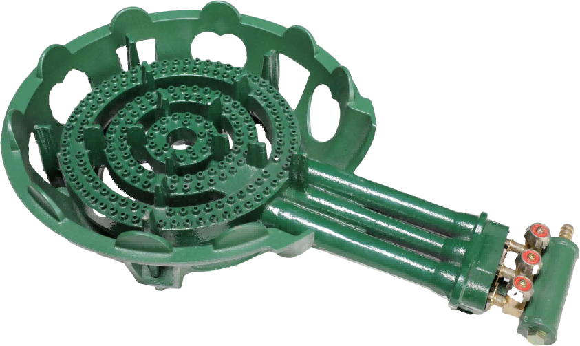 3 Rings Iron Burner with Flame out Protection Gas Stove